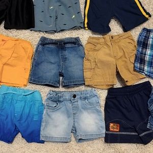 11 pairs 12month old boy shorts bundle